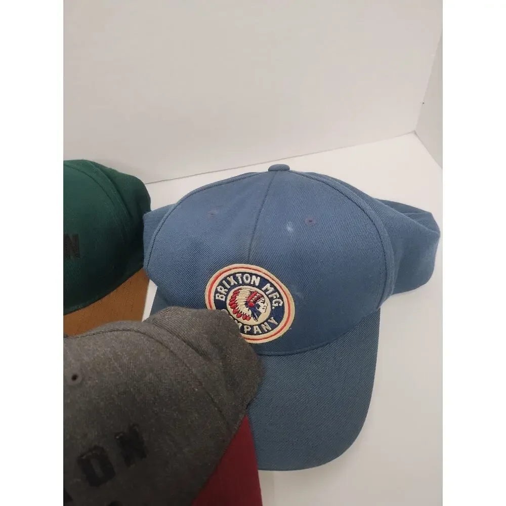 Brixton Manufacturering Hat Cap Adjustable SnapBack Flat Brim Lot 3